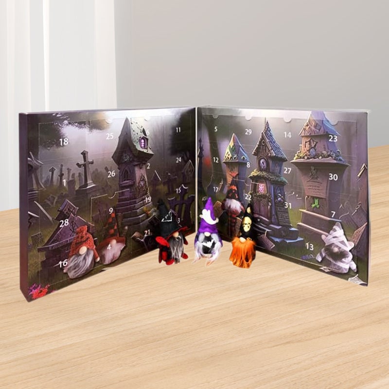 🎃 Halloween Gnome Advent Calendar 2024 - 31 Spooky Surprises! 🧙‍