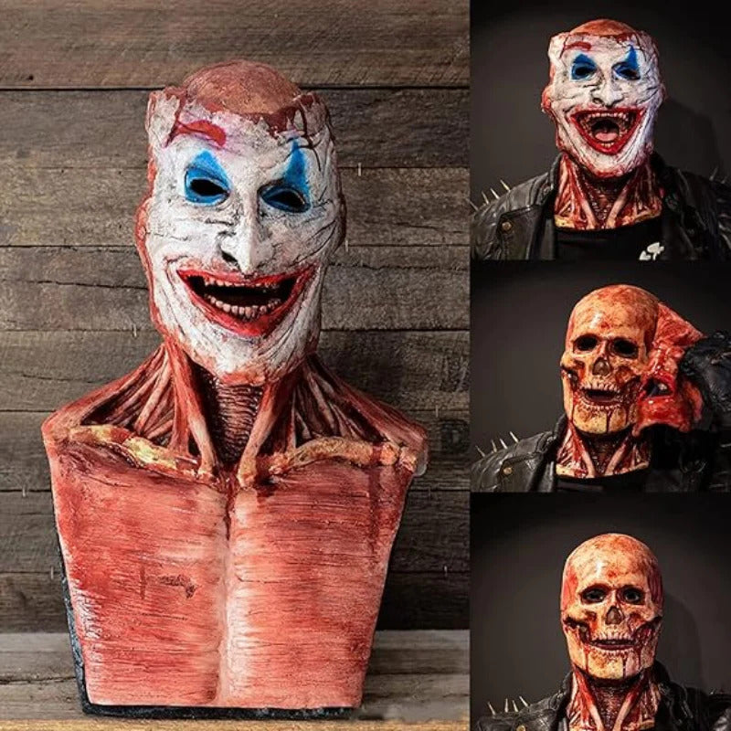 Double Horror Mask with Removable Face