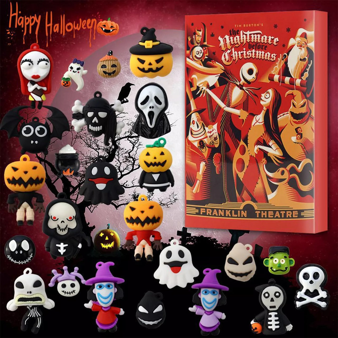 🎃 Halloween Advent Calendar 2024 - Contains 24 Gifts 💀